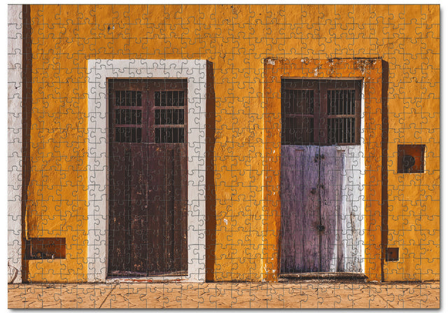 Puzzle 500 El. Casă Galbenă 19X27X4