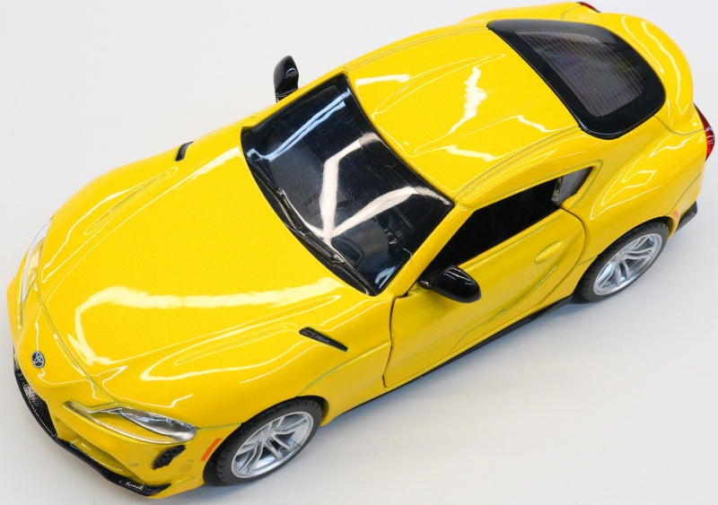 Model auto metalic precis 1:31 Toyota Supra [SUA] întărire cu uși care se deschid prin tragere