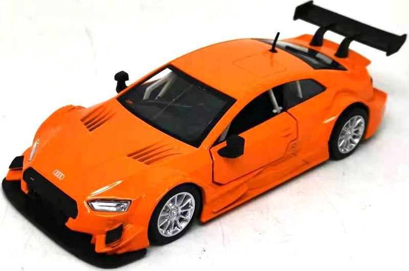 Mașină model metalic precisă 1:32 Audi RS 5 DTM Boost cu uși deschise prin tragere