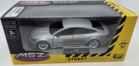 Model auto metalic precis 1:32 Audi RS7 Boost cu uși deschise prin tragere