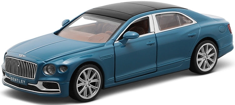 Mașină model metalică precisă 1:38 Bentley Flying Spur Hybrid Power Up cu uși de deschidere prin tragere