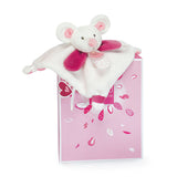 Plüss egér takaróval, 17 cm. Doudou