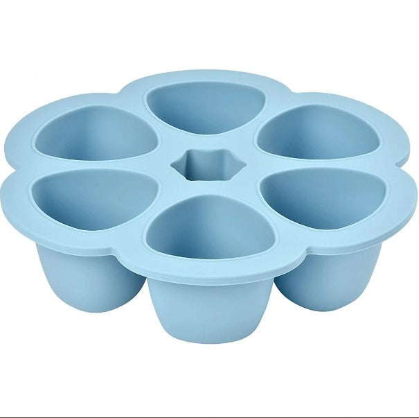 Beaba Formă de congelare din silicon 6 * 90ml Albastră