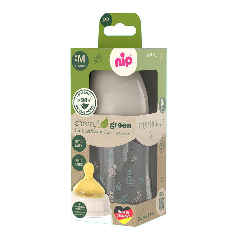 35125 Шише Pp Cherry Green Boy 260Мл Кауч.0М М --- BebeMama