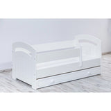 Детско Легло Gucio С Чекмедже 70 140см+матрак Бял Baby