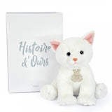 Пюшено Коте Baby Cat 18см Бял Doudou