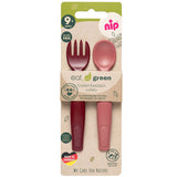 37102 Прибори За Хранене Eat Green 9М Бордо --- BebeMama
