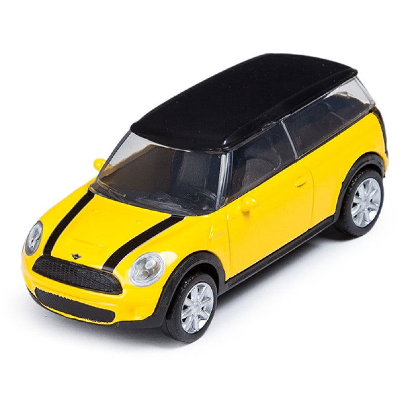 37300 Метална Кола Mini Clubman 1:43 Жълт --- BebeMama
