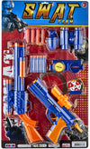 Set pușcă Swat cu săgeți moi și pistol cu ​​cartușe moi 65x39x4