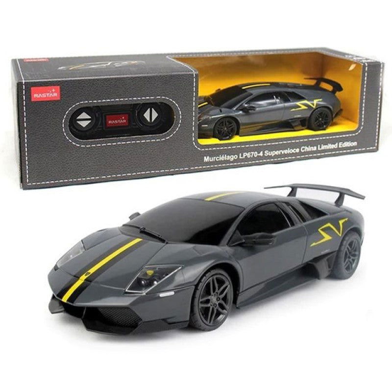 39001 Кола Rc Lamborghini Murcielago Lp670-4 Сив --- BebeMama
