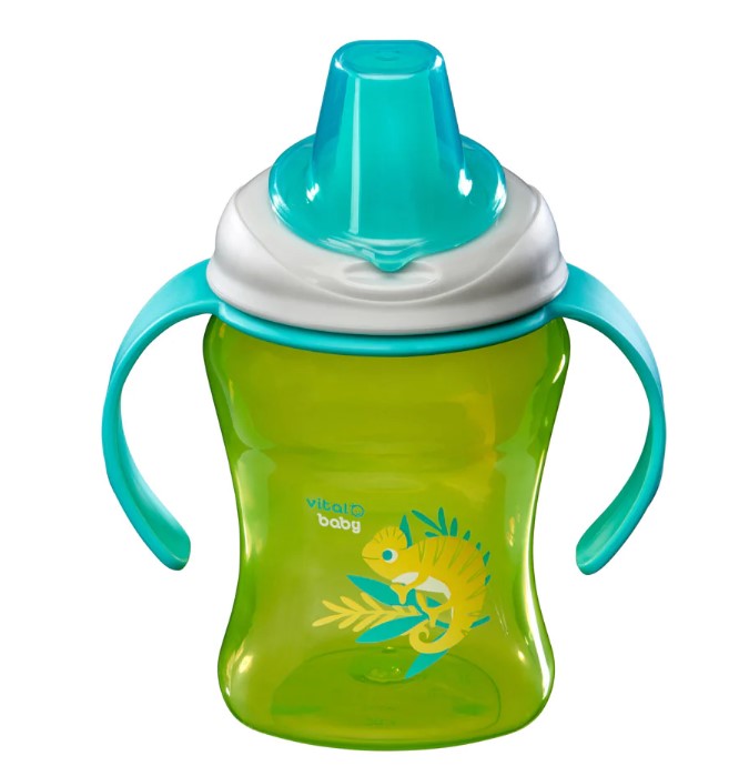 Cana Easy Sip cu mânere detașabile 260 ml. Green Vital Baby 