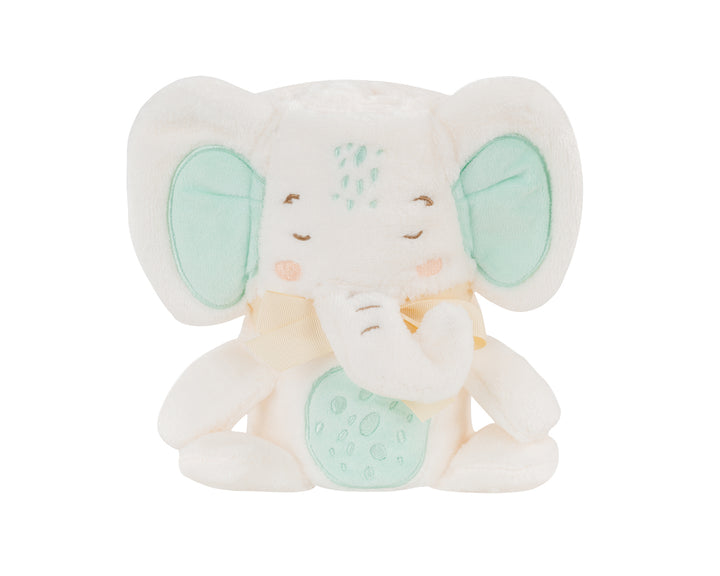 Бебешко одеяло с 3D бродерия Elephant Time -  -  - BebeMama