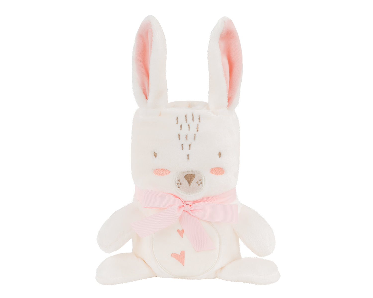 Бебешко одеяло с 3D бродерия Rabbits in Love - Одеяла - Kikkaboo - BebeMama