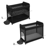 Kinderkraft Moon Dream Бебешка Кошара Black