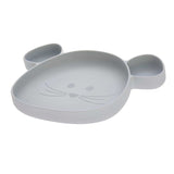 Чиния Силиконова Chums Mouse Сив Lassig