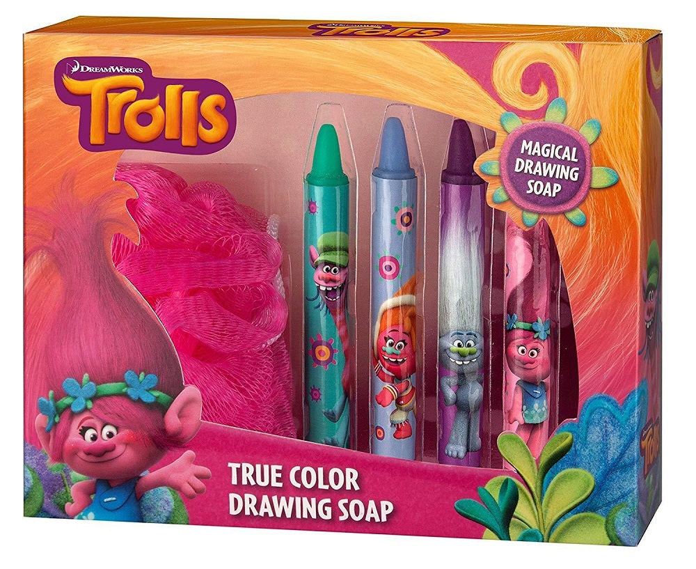 Trolls Рисуващи Сапуни С Гъба Ktn