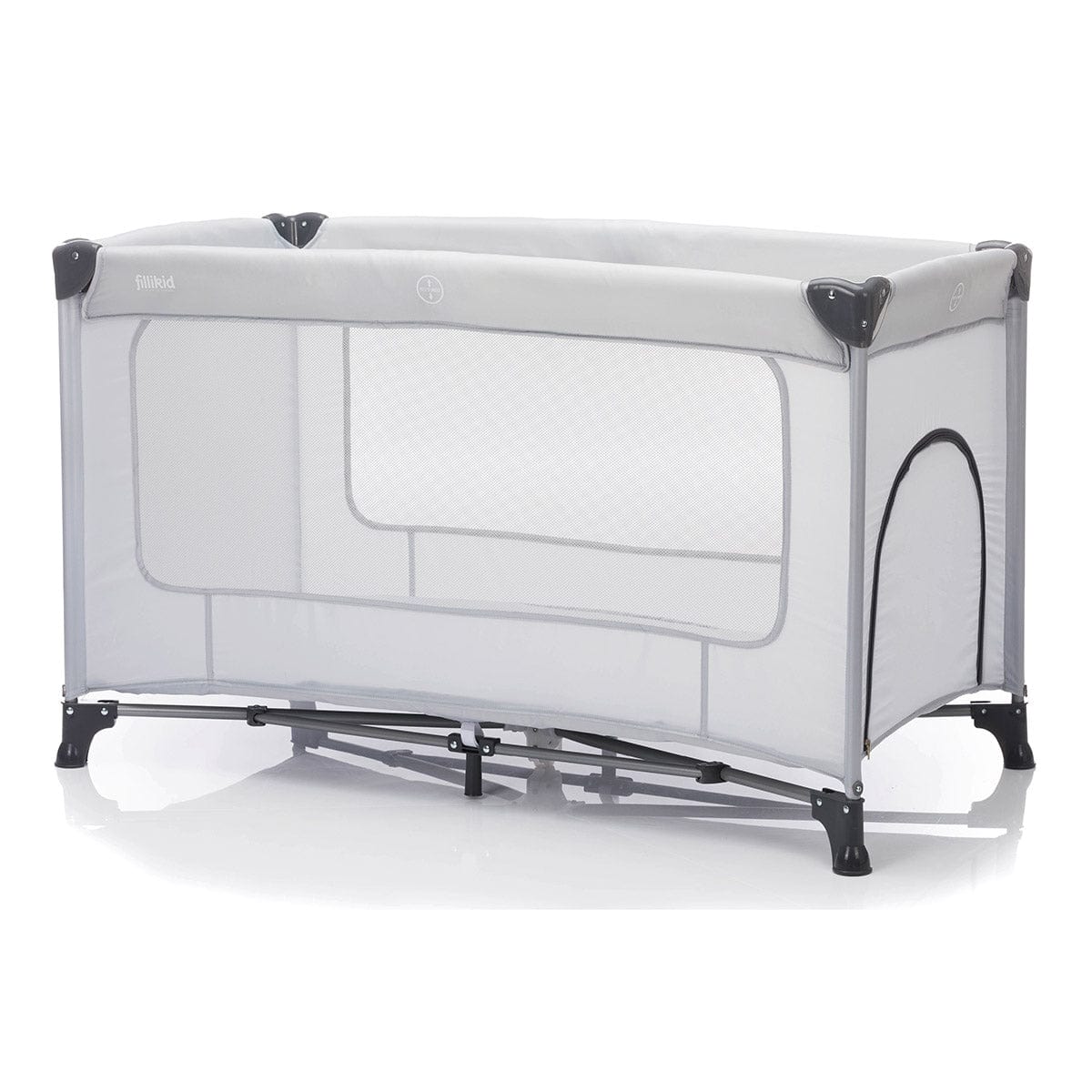 Fillikid Сгъваема Кошара За Сън И Игра Nizza - Stone Grey