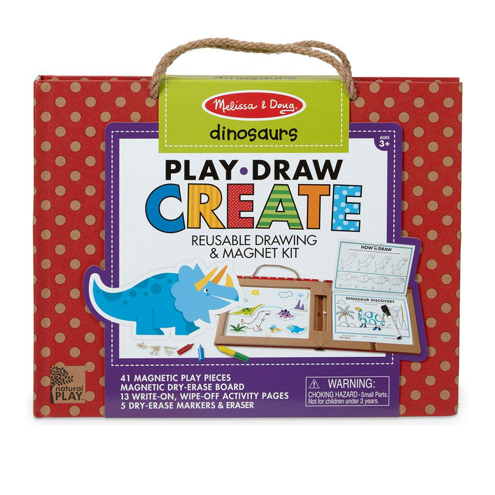 Set de desen cu magneți cu dinozauri