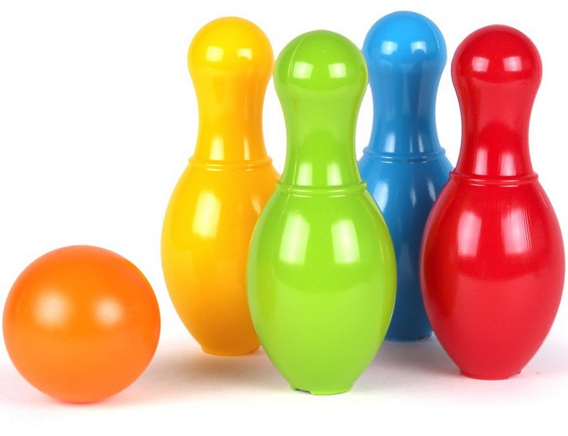 Bowling cu 4 popice și bilă 28x16x16
