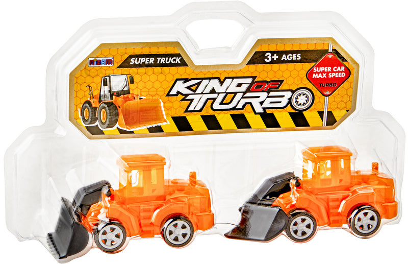 Buldozer în ambalaj PVC, 2 buc. 25x14x5