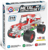 Метален Конструктор 21 Х 16 Х 4 С Болтове Гайки Инструменти За Направа На Джип 248 Части С Поддръжка В Youtube - Строители, Мозайки И Конструктори - Thesmileofyourbaby - BebeMama