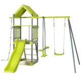 Green For Swing Set Комплект С Люлки И Пързалка За Игра Sonne