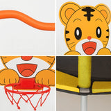 Мини Трамплин 140 См С Мрежа, Топки И Кош С Мече И Дръжки Sonne