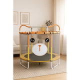 Мини Трамплин 140 См С Мрежа, Топки И Кош С Мече И Дръжки Sonne