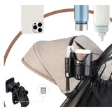 Държач За Чаша, Бутилка И Телефон За Количка 2 В 1 Sipo