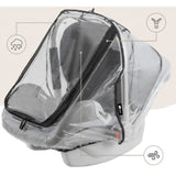 Универсален Бебешки Дъждобран За Кошница За Кола С Цип Sipo