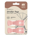 Функционални Щипки 2 Броя В Комплект, Розови Sipo