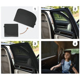 Гъвкави Xl Сенници За Кола Комплект От 2 Броя Sipo