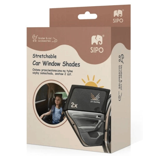 Гъвкави Xl Сенници За Кола Комплект От 2 Броя Sipo