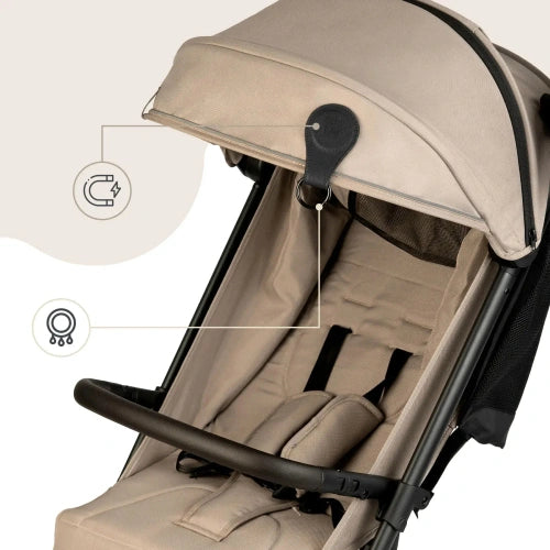 Магнитен Клипс За Количка И Столче За Кола 2 Броя Черни Sipo