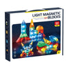 Constructor magnetic luminos Val cu lumină și 64 de piese