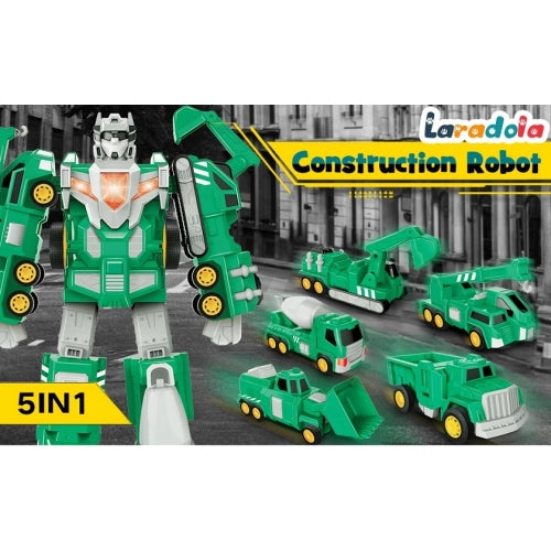 Robot magnetic pentru copii Zaro One 5 în 1 cu transformări