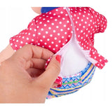 Păpușa Baby Sonne Darla cu coșuleț frumos și multe accesorii