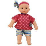Păpușa Baby Sonne Darla cu coșuleț frumos și multe accesorii