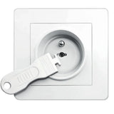 Siguranțe albe pentru contacte electrice – 12 bucăți