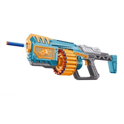 Pușcă pentru copii cu tambur și 32 de cartușe moi în set de pistol cu ​​arme de foc