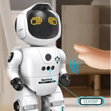 Robot Solo alb pentru copii cu funcție de vorbire și comenzi