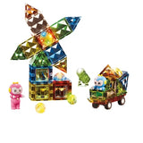Set de constructor magnetic cu figurine și 57 de piese pentru copii