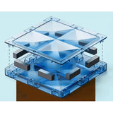 Axă magnetică constructor pentru copii cu 36 de piese și forme colorate