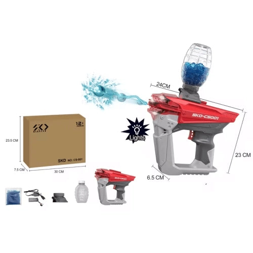 Pistol cu ​​apă Mithril pentru copii cu 5000 de bile de apă și lumină LED