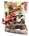 Картонена Люлееща Картичка Racing Cars Santoro