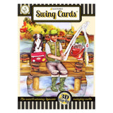 Картонена Люлееща Картичка Fishing Santoro