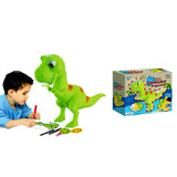 Proiector de dinozauri cu diapozitive pe baterii.