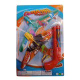 Katapult piros, két repülővel Raya Toys