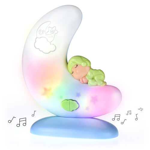 Kaichi kék Bluetooth zenélő hold baba lámpa
