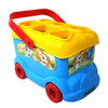 Raya Toys kék formabeillesztő kisautó